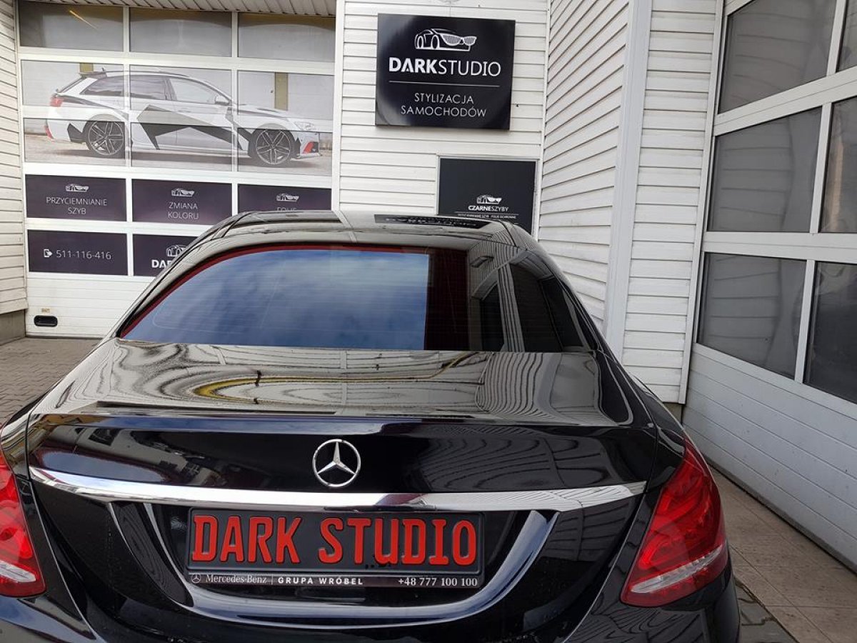 Mercedes C Klasa Realizacje Przyciemnianie Szyb Gliwice Czarne Szyby